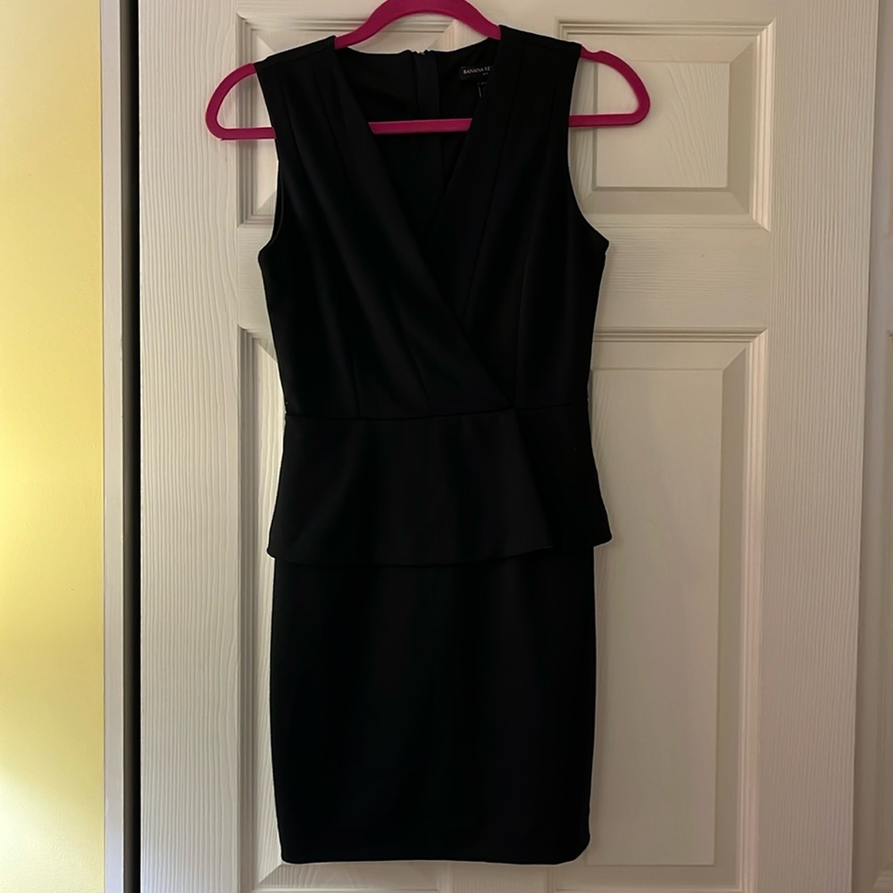 Perfect black dress banana republic